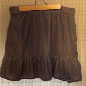 Jcrew Lilac purple velvet mini skirt